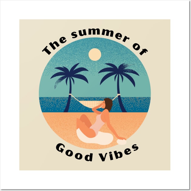 Summer of Good Vibes Wall Art by CreativeCharm